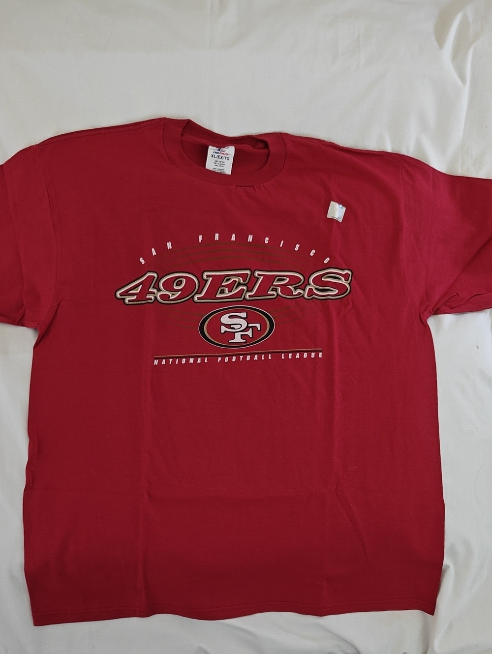 Logo Athletic San Francisco 49ers Red Graphic Tee